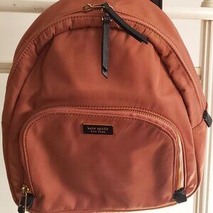 EUC KATE SPADE blush / black mini backpack - adjustable straps (OS)